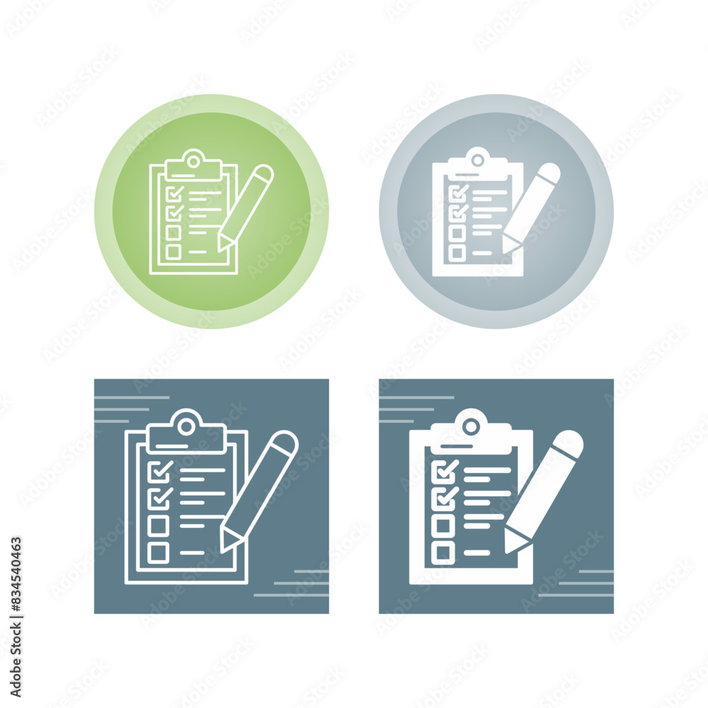 Exam Vector Icon Exam Vector Icon
