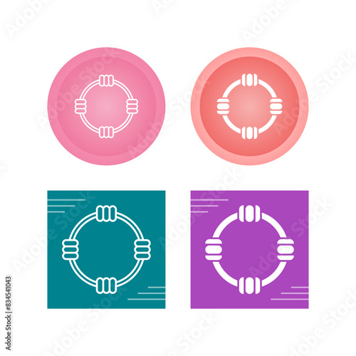 Hula Hoop Vector Icon