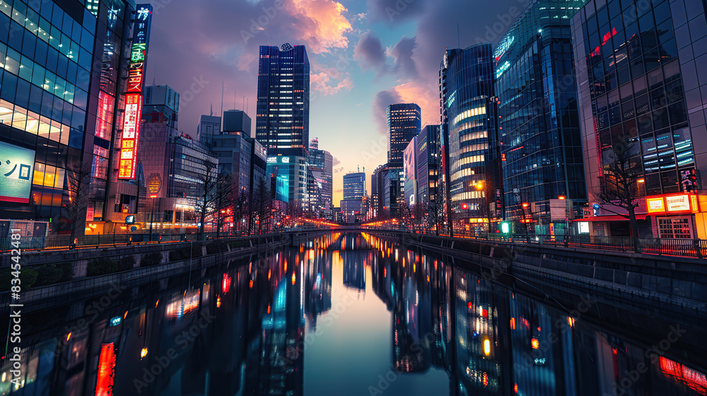 Fototapeta premium City night view