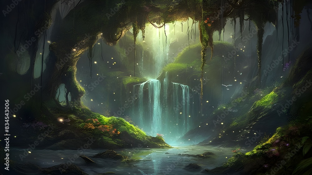 Enchanted Forest Waterfall Enchanted Forest Waterfall