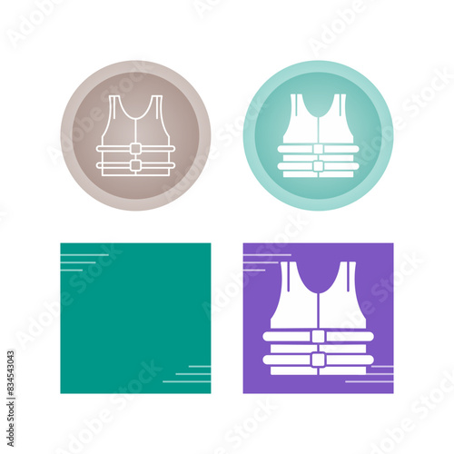 Bulletproof Jacket Vector Icon