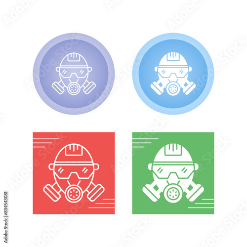 Gas Mask Vector Icon