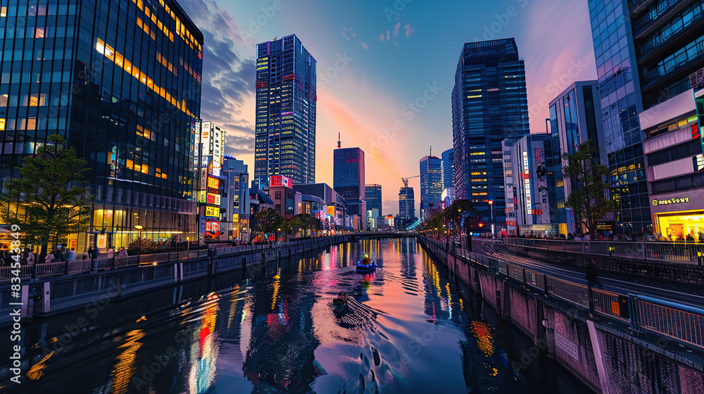 Obraz premium City night view