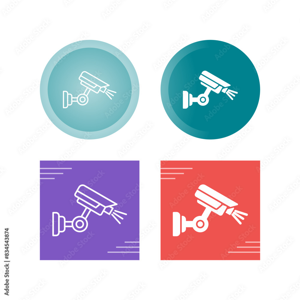 Security Camera Vector Icon Security Camera Vector Icon