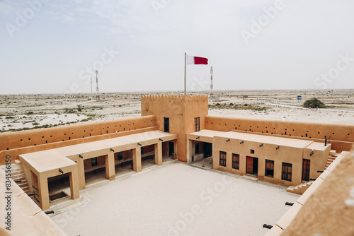 Al Zubara Fort, a historic Qatari military fortress built under the oversight of Sheikh Abdullah bin Jassim Al Thani in 1938 photo