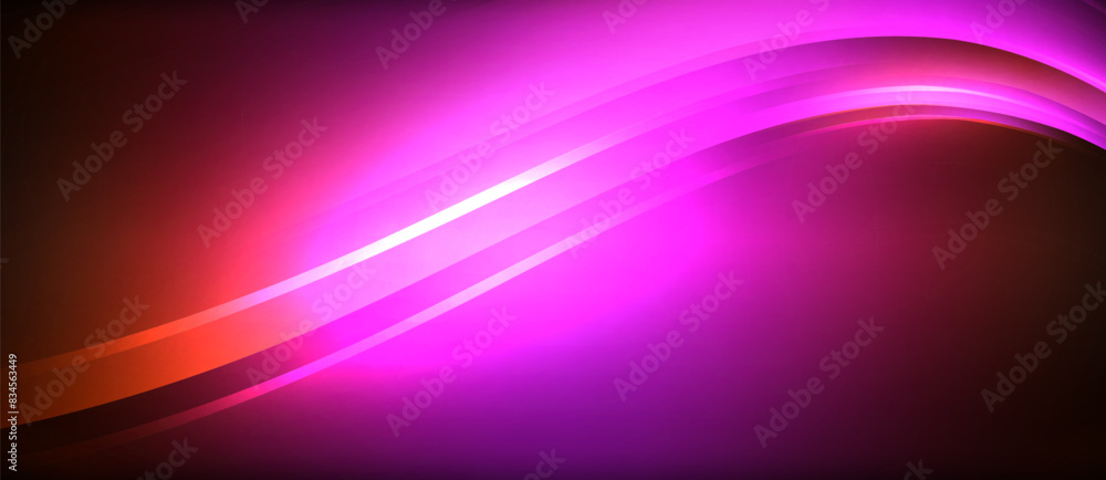 Neon glowing circle rays, light round lines in the dark, planet style neon wave lines. Energetic electric concept design for wallpaper, banner, background Neon glowing circle rays, light round lines in the dark, planet style neon wave lines. Energetic electric concept design for wallpaper, banner, background