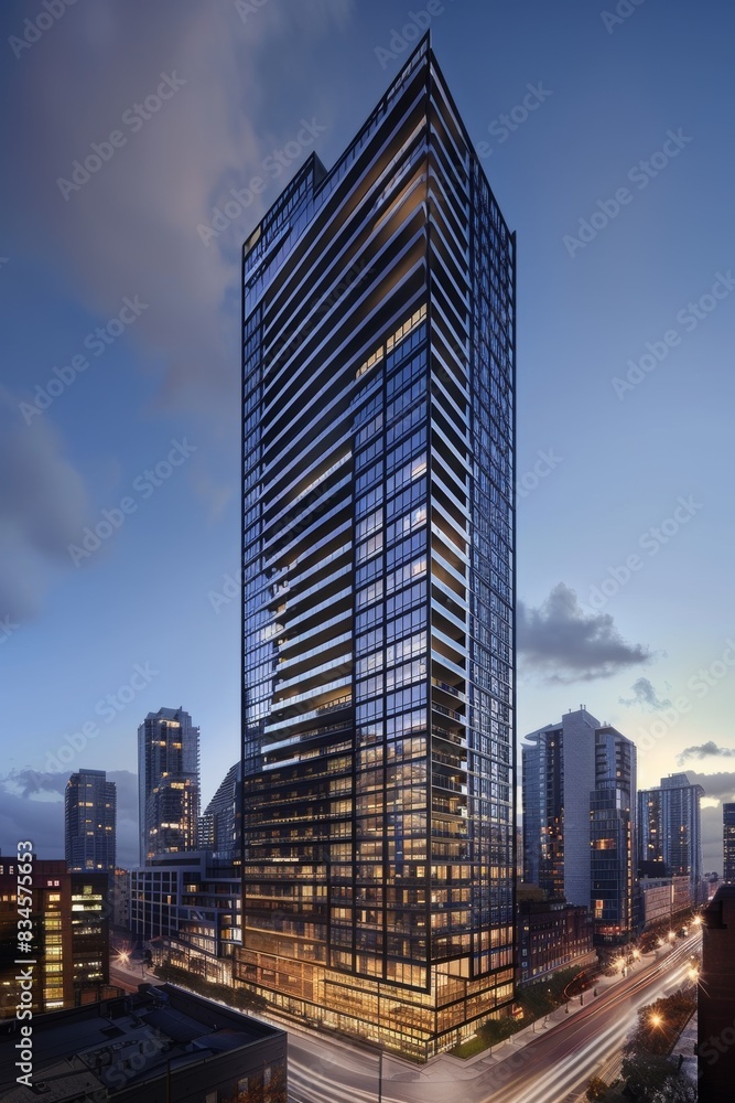 Fototapeta premium Exterior High Rise Building
