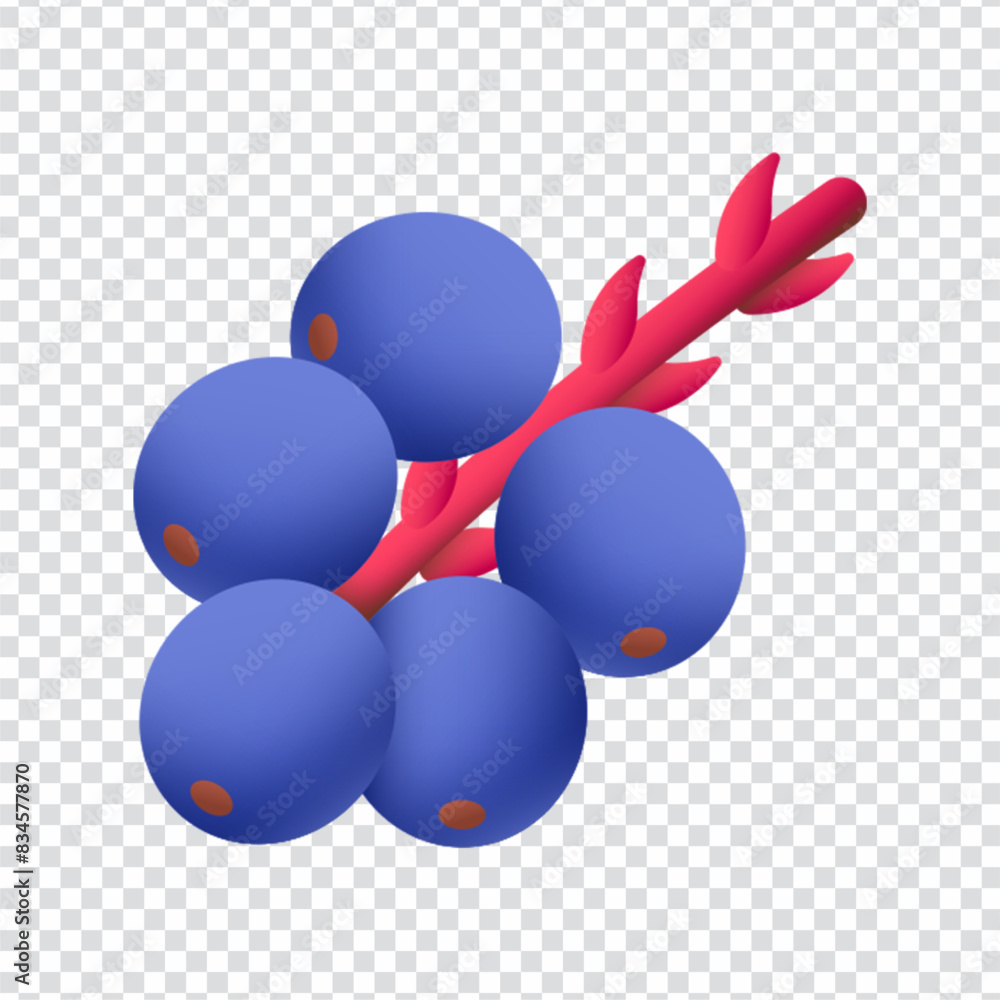Oregon grape icon vector design in eps 10 Oregon grape icon vector design in eps 10