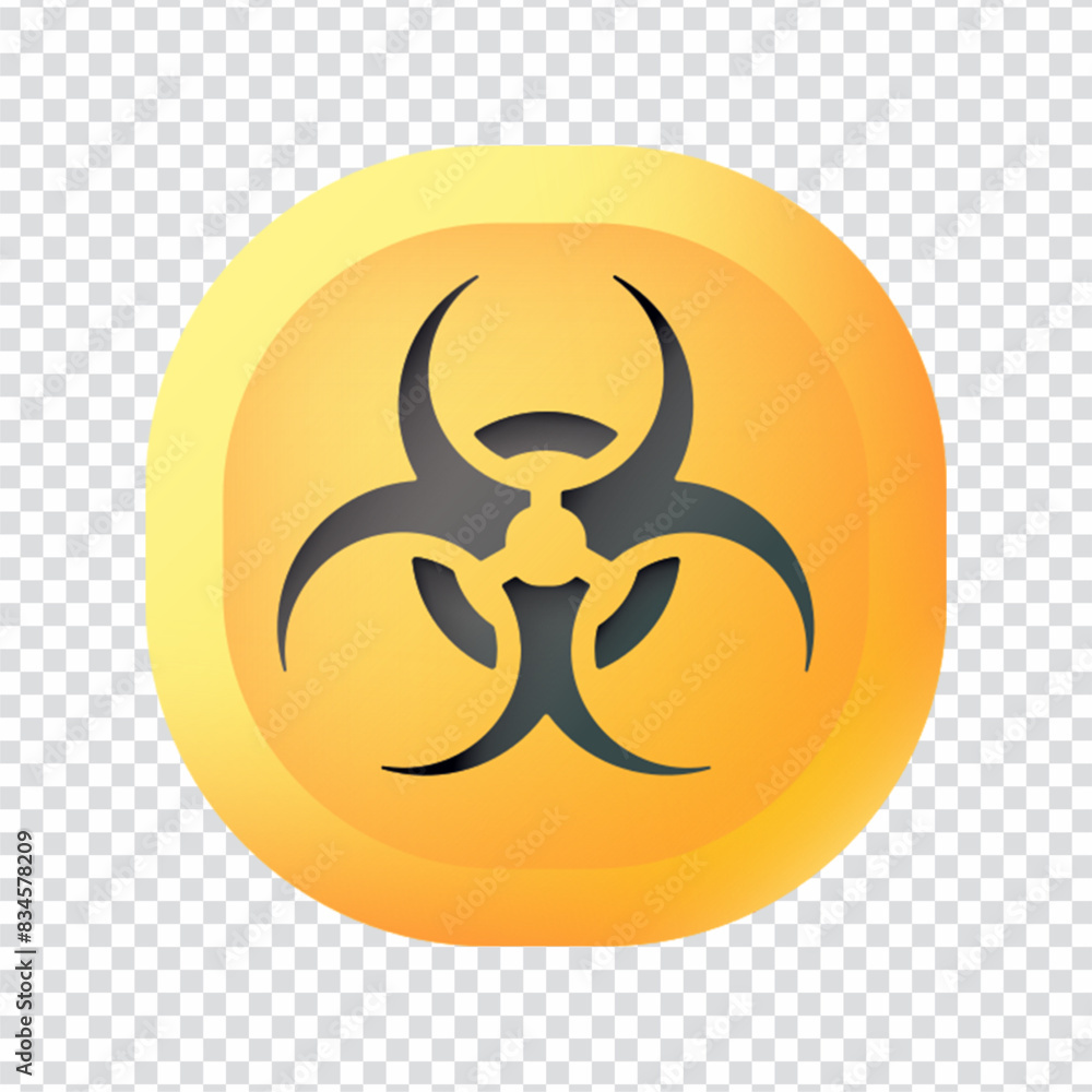 Nuclear icon vector design in eps 10
