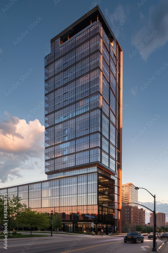 Fototapeta premium Exterior High Rise Building