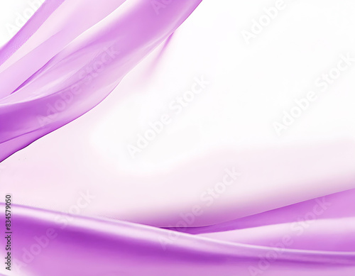 Pink rose purple white silk satin fabric Light luxury elegant background with space for design flat lay., valentines Birthday Or a wedding, valentine. Romance, gift card,web design 