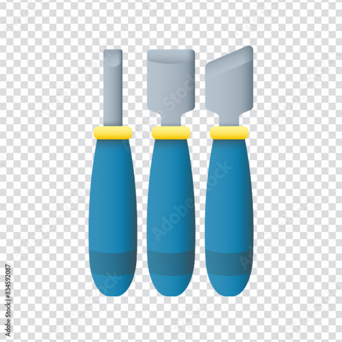 Sculpture tools icon vector design in eps 10