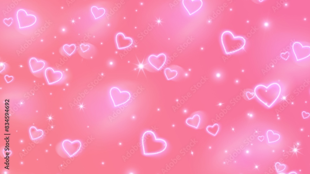 Light Pink layout with sweet hearts on a pink orange background. Illustration with the concept of hearts in love for valentine's day. Beautiful design for your business anniversary advertisement Light Pink layout with sweet hearts on a pink orange background. Illustration with the concept of hearts in love for valentine's day. Beautiful design for your business anniversary advertisement