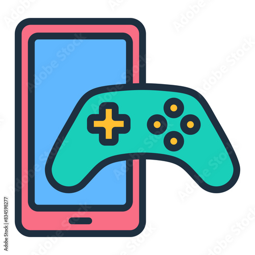 Mobile Gaming Icon