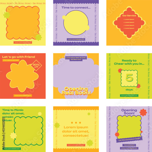 Picnic Invitation Social Media Post Templates