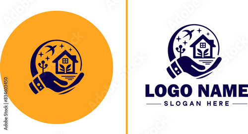 insurance icon Coverage Assurance Protection flat logo sign symbol editable vector
