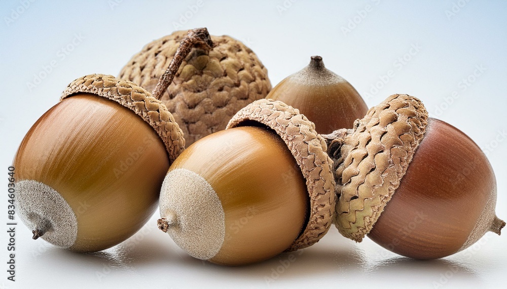 Macro Close-Up of Dried Acorn: A Nutty Delight Macro Close-Up of Dried Acorn: A Nutty Delight