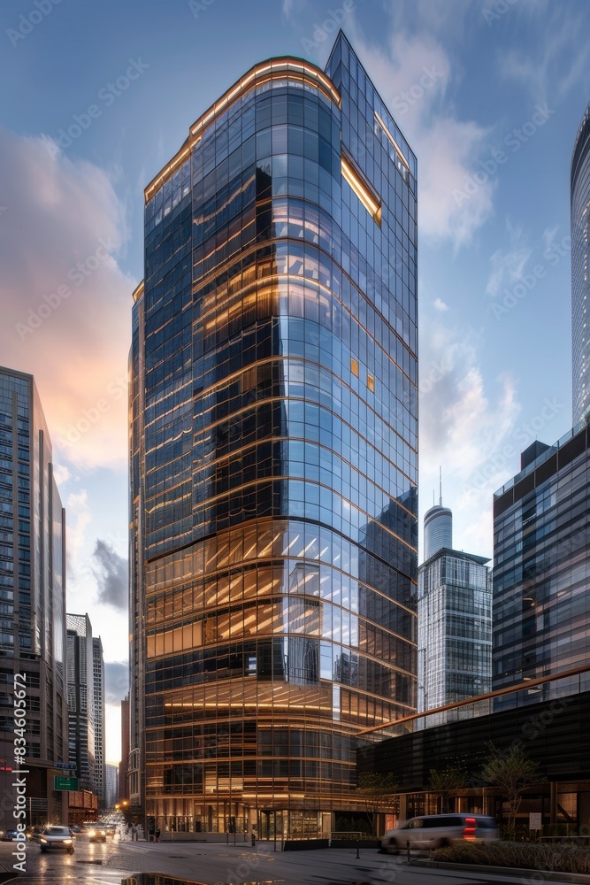 Fototapeta premium Exterior High Rise Building
