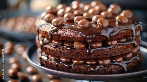 chocolate and marshmallows atop, marshmallow pile beneath