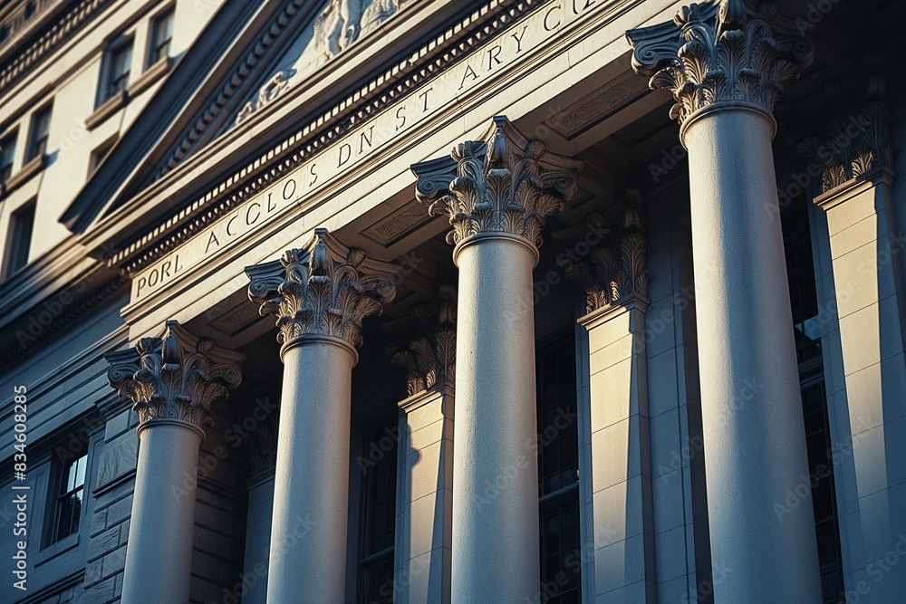 bank or government building by generative ai bank or government building by generative ai