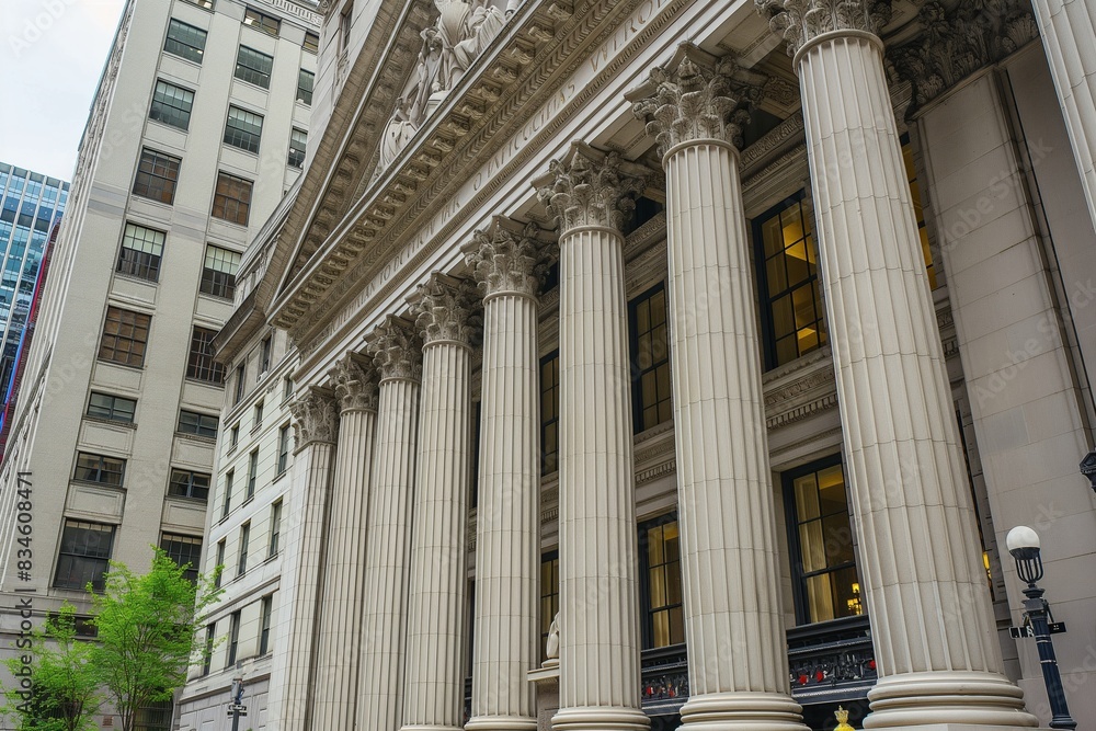 bank or government building by generative ai bank or government building by generative ai