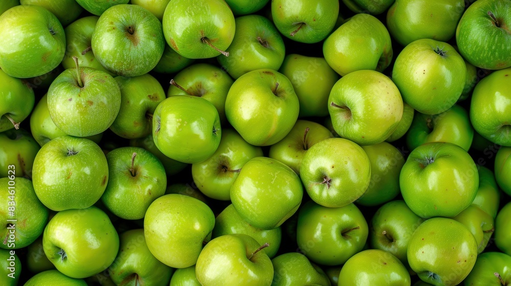 Green Apple Background, pile of green apples Green Apple Background, pile of green apples