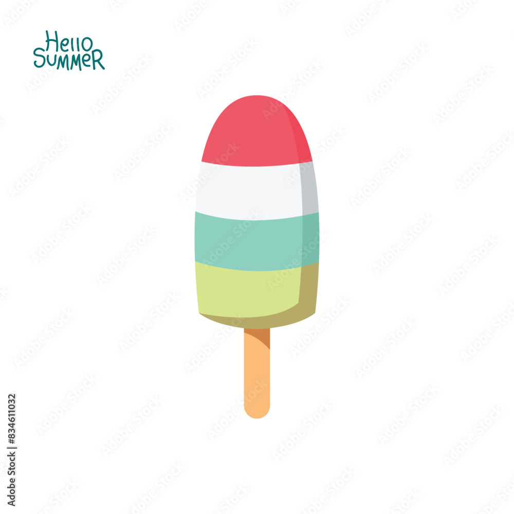 delicious ice cream vector illustration. summer theme delicious ice cream vector illustration. summer theme