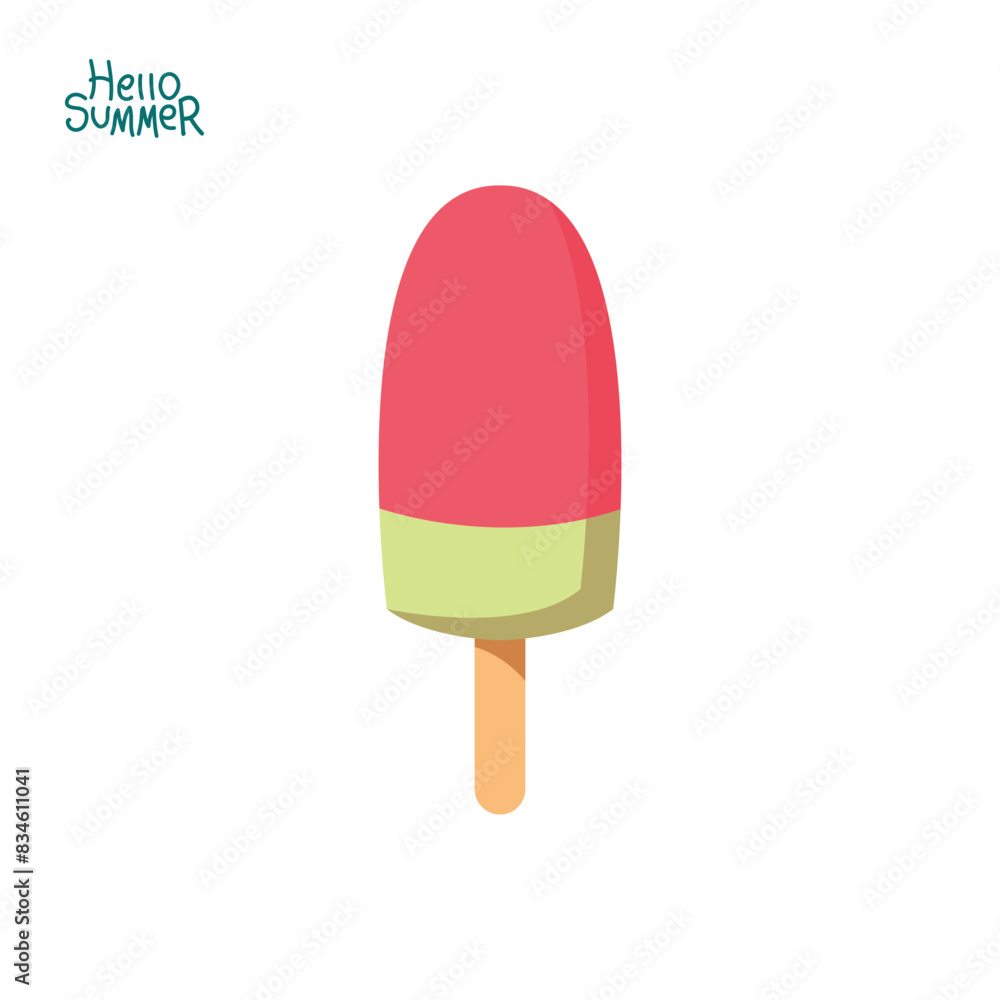 delicious ice cream vector illustration. summer theme delicious ice cream vector illustration. summer theme