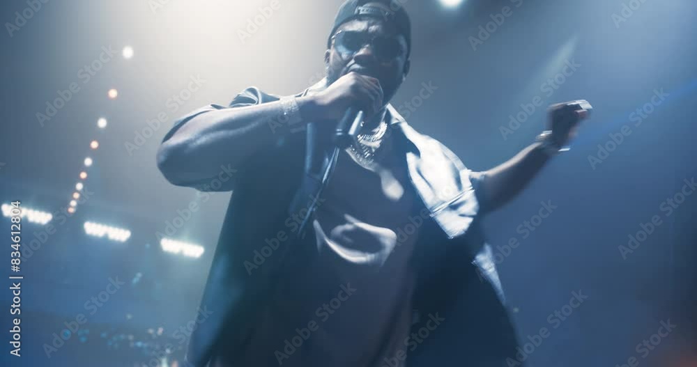 Fans Experiencing a Powerful Musical Performance by a Talented African ...