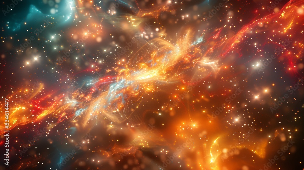 Fototapeta premium Colors in Fireworks