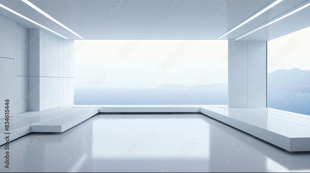 Fototapeta premium empty room with window