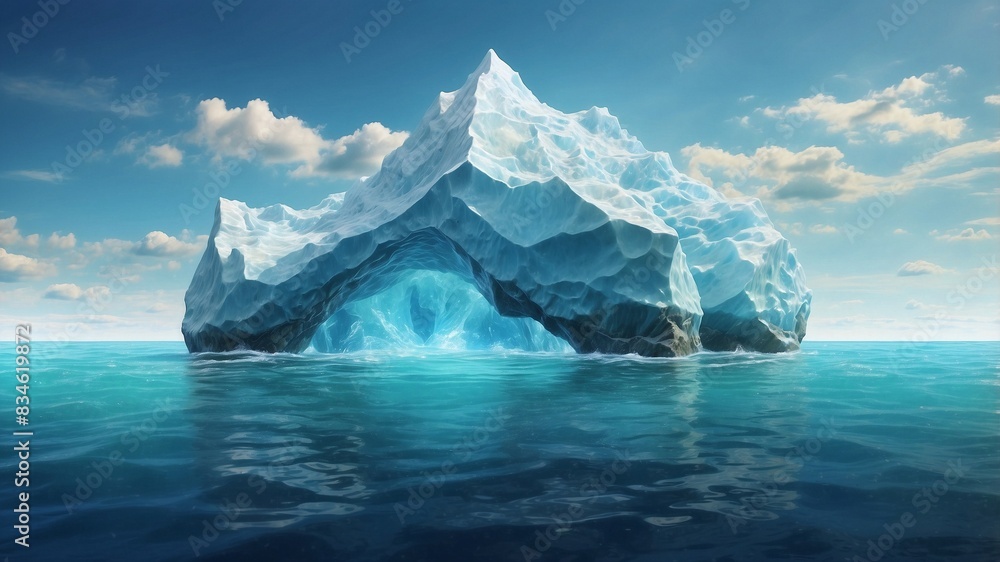 Iceberg in polar regions for landscape. Iceberg in polar regions for landscape.