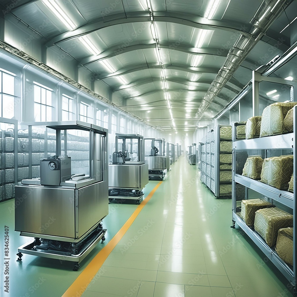 Obraz premium High-Tech Food Production Facility