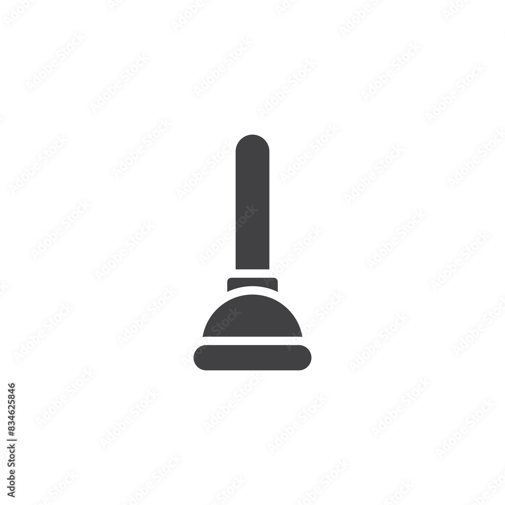Toilet plunger vector icon Toilet plunger vector icon