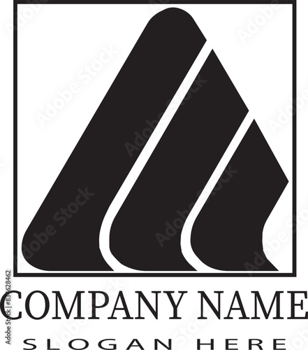 triangle company logo vector illustration, unique company logo, Investment Logo , investment icon, logo for company, art and illustration