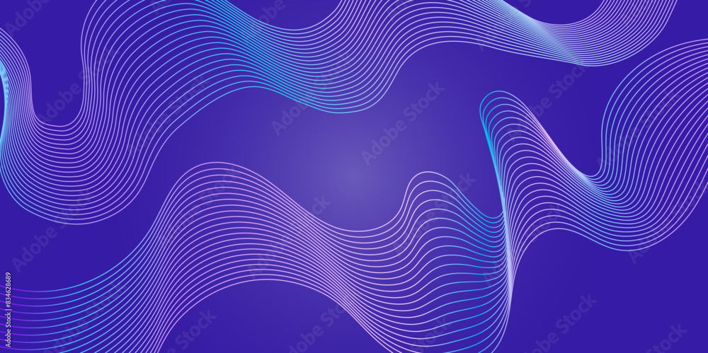 Abstract background with wavy shapes Abstract background with wavy shapes