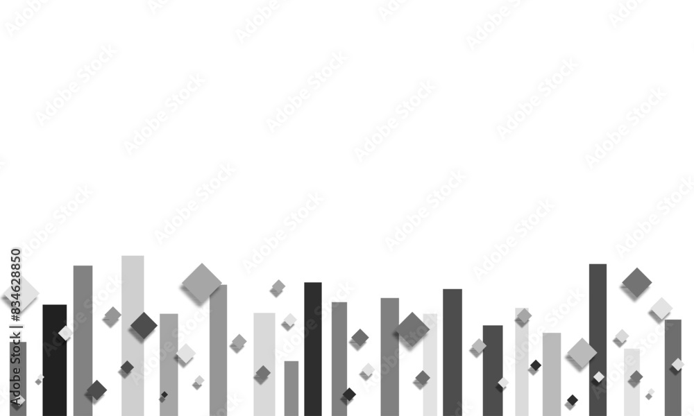 Modern black and white vector design with several lines and other objects makes for a modern background concept Modern black and white vector design with several lines and other objects makes for a modern background concept
