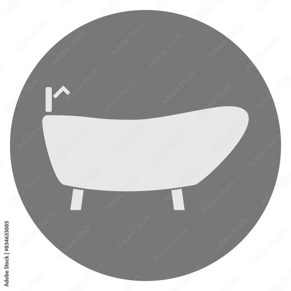 black and white vector design of bathtub logo image for bathroom equipment black and white vector design of bathtub logo image for bathroom equipment