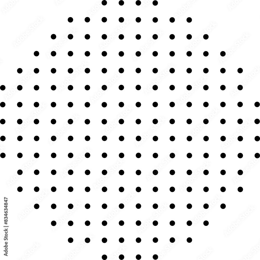 Minimalist Dotted Shape Minimalist Dotted Shape