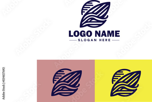 Wallpaper Mural surfboard icon Surfing board Wave board Surf plank flat logo sign symbol editable vector Torontodigital.ca