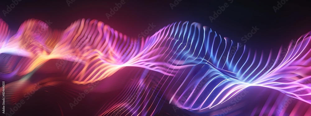 Vibrant Digital of a Pulsing Square Wave at a Specific Frequency Vibrant Digital of a Pulsing Square Wave at a Specific Frequency