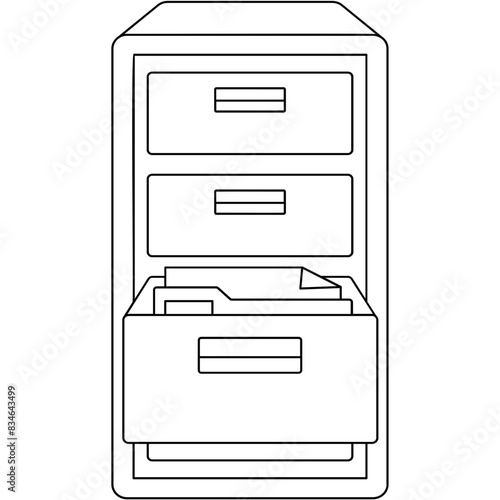 Filing Cabinet  Icon