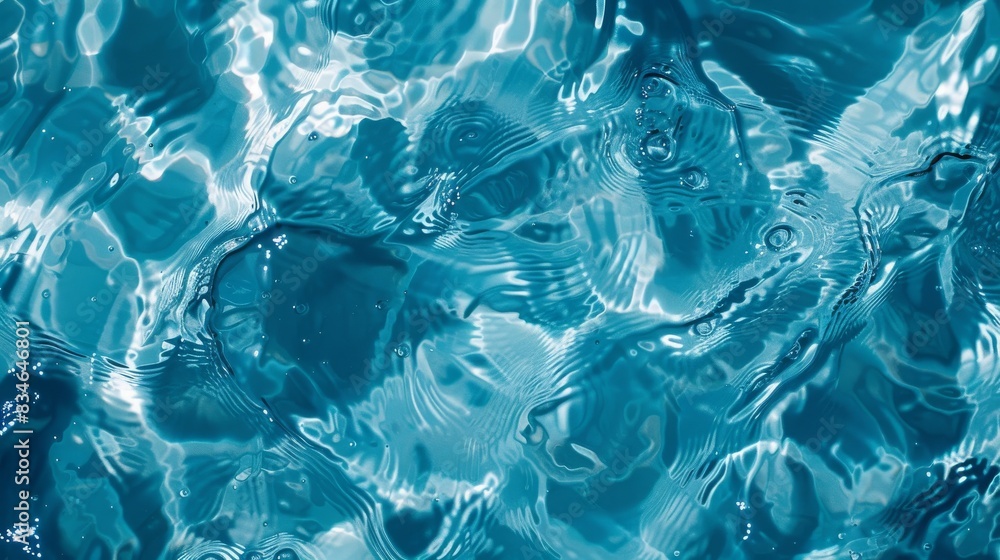 Blue water surface with bright sun light reflections background. Blue water surface with bright sun light reflections background.