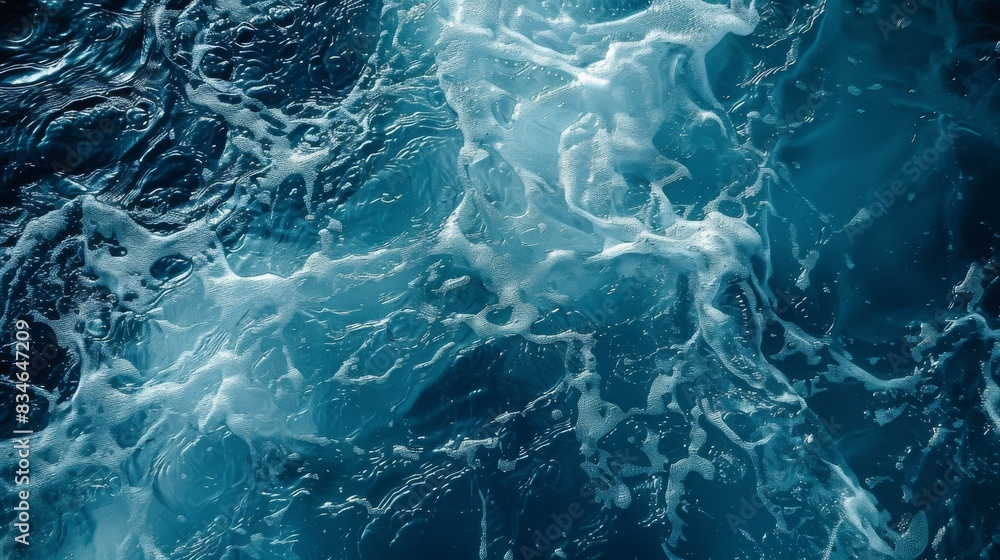 Blue water surface with bright sun light reflections background. Blue water surface with bright sun light reflections background.