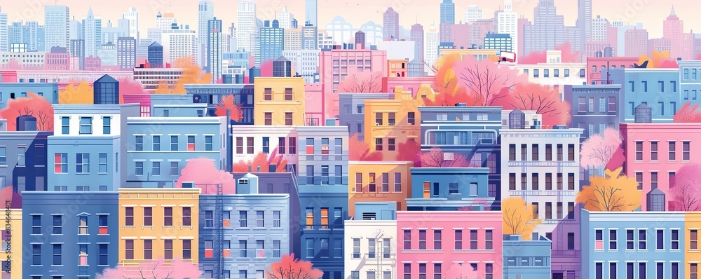 LGBTQ friendly city, flat design, top view, urban theme, animation, monochromatic color scheme LGBTQ friendly city, flat design, top view, urban theme, animation, monochromatic color scheme