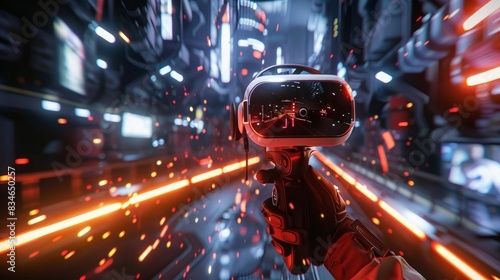 Virtual reality gaming experiences for entertainment.  © Farda