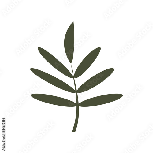 Boho Leaf Element