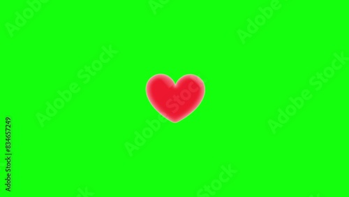 Heart Green Screen Transition