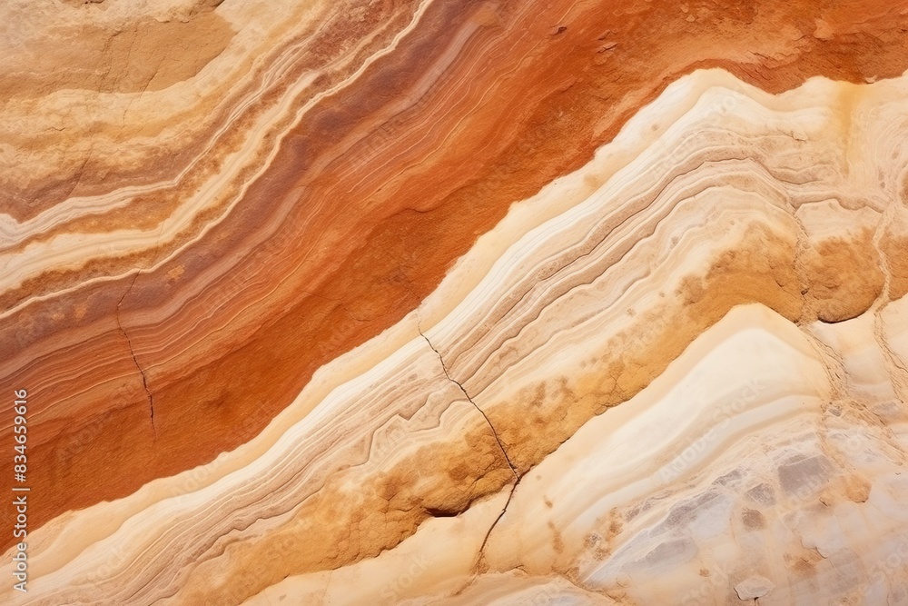 Vibrant sandstone rock formation with natural patterns Vibrant sandstone rock formation with natural patterns