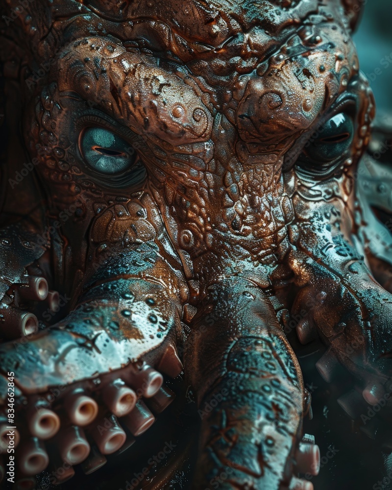 Intricate Alien Creature Close-Up Intricate Alien Creature Close-Up